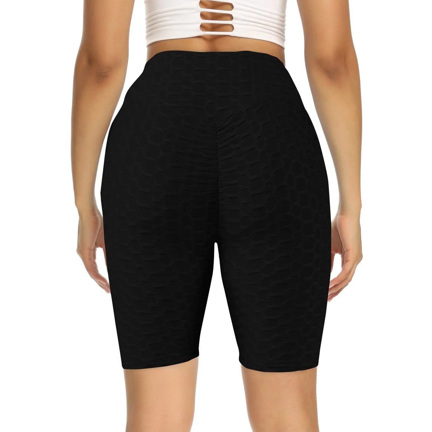 Women's Capris Yoga Fitness Peaches Buttocks Bubble Sports Leggings With Pockets Pants for Women Women’s Yoga Pants