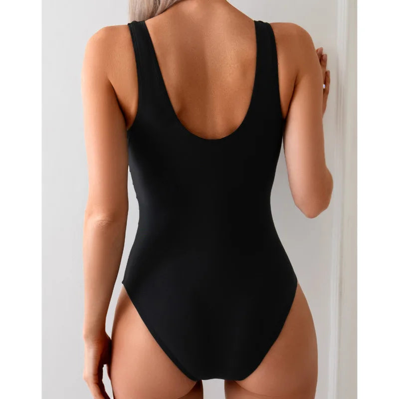 One Piece Swimsuits Closed Women's Swimwear Sports For Swimming Wear Body Bathing Suits Beachwear Pool Bather