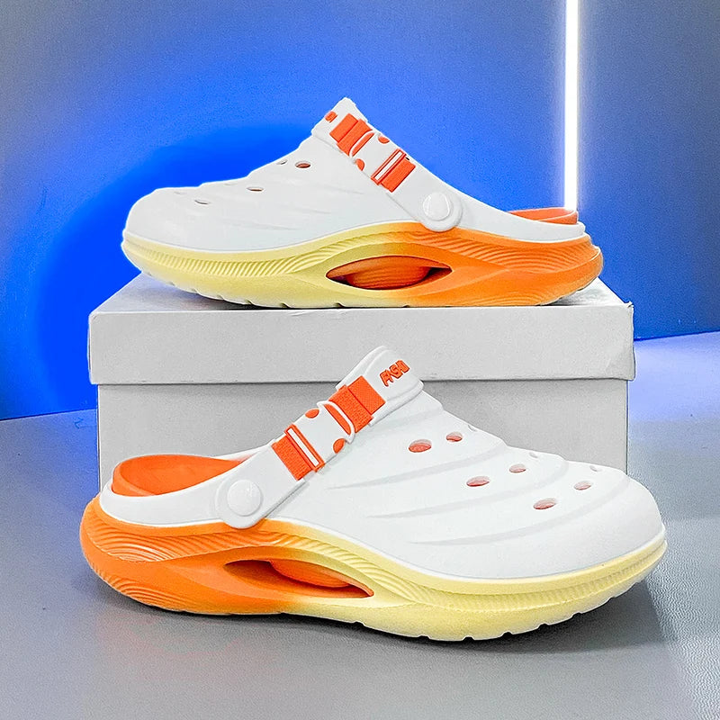 Mens Sandals Summer Casual Clogs for Men Ultra Soft Thick Bottom Beach Shoes Men Outdoor Sports Sandal Fashion Slippers