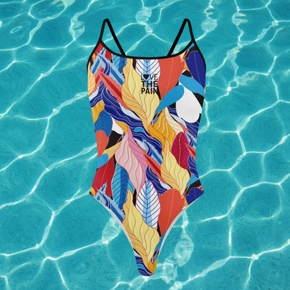 Female Women's Swimsuit One-piece Comfortable Set Swimwear Functional Training Thin Strap Swimsuit Swimming Bathers Pool Squad