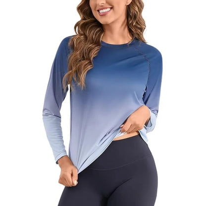 Women Long Sleeve Rashguard Swim Shirts Womens Swimwear Surf Rushguard Top Quality UV-Protection Rush Guard Tops
