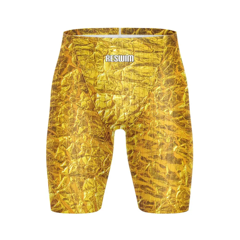Men's Swim Jammer Swimsuit Racing Shorts Athletic Training Swimwear Swimming Trunks Beach Tights Shorts Lycra Bathing Suit