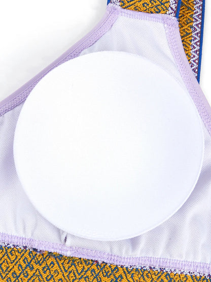 Large Plus Size Bikini Two Piece High Waist Swimsuit Women Swimwear Female Bathing Suit Beachwear Swimming