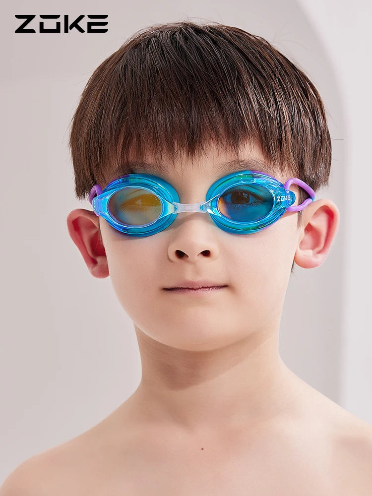 Zoke Kid Swimming Goggles Hd Waterproof Coating Diving Glasses Professional Swim Accessories