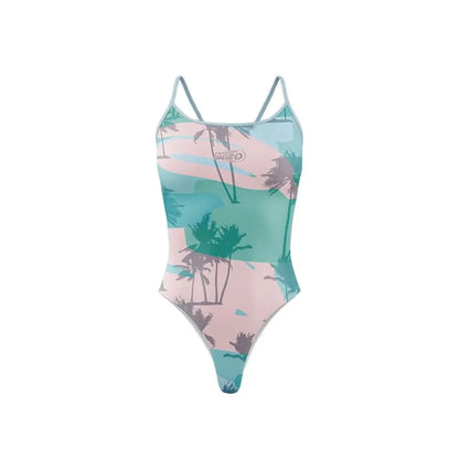Women Swimsuit Bikini Sexy One-piece Comfortable Suit Swimwear Functional Training Triathlon V-shoulder Tight Swimming Clothing