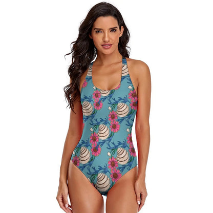 Floral Swimsuit Simple Swim Swimwear Women Wholesale 1 Piece Bathing Suit