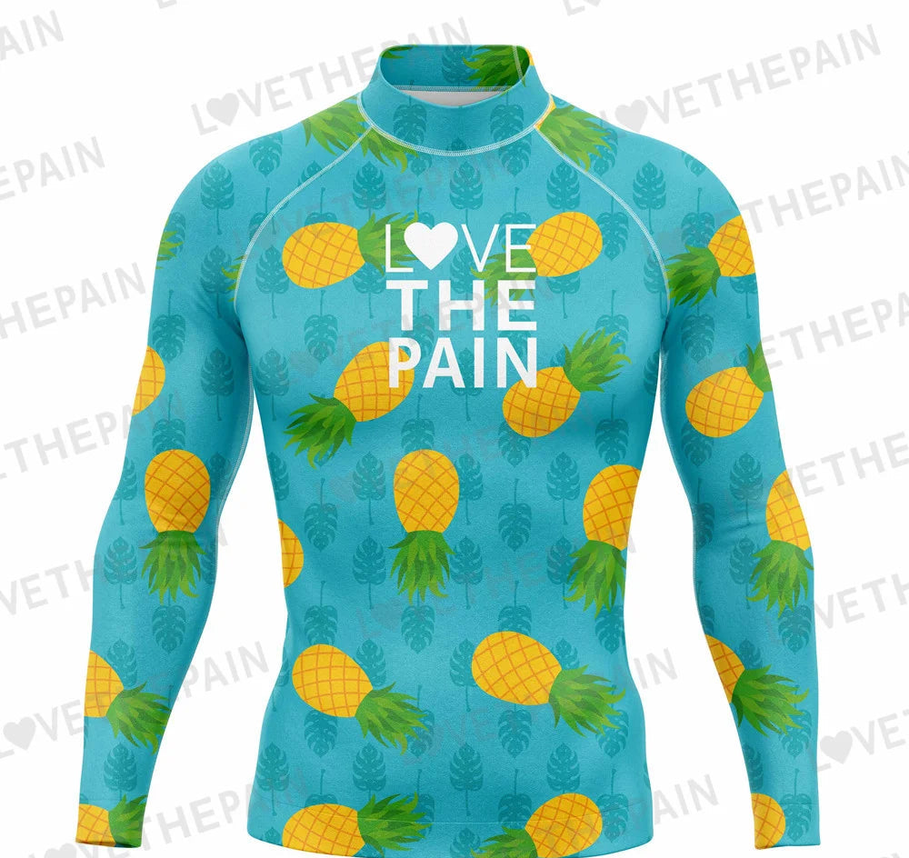 Men's Rash Guards Swimsuit Surf Suit Beach T-Shirts Sun UV Protection Long Sleeve Surfing Rashguard Sports Swim Tight Clothes