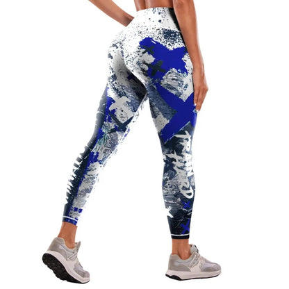 Printed Yoga Pants Women's Sports Fitness Leggings High Waist Tight Sport Pants Clothes Sport Women Fitness Push Up
