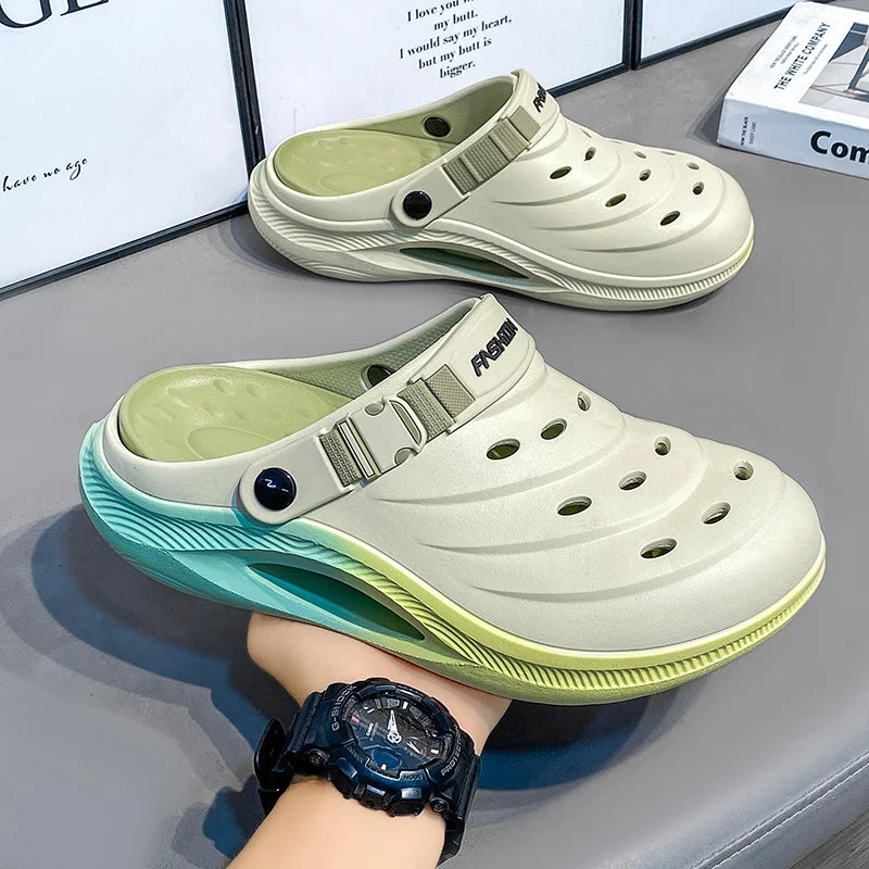 Mens Sandals Summer Casual Clogs for Men Ultra Soft Thick Bottom Beach Shoes Men Outdoor Sports Sandal Fashion Slippers