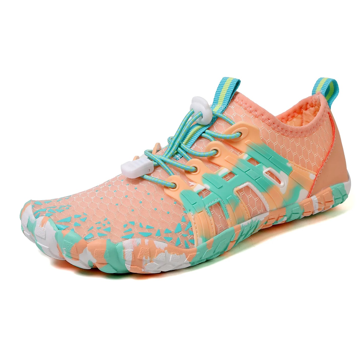 Camouflage Fitness Running Watershoes Men's and Women's Colorful Quick Drying Barefoot  Diving Water Surfing Beach Water Shoes
