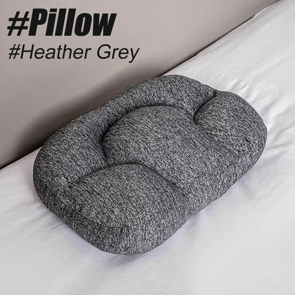 All-round Egg Shaped Cloud Pillow Soft Bed Pillow Nursing Pillow 3D Ergonomic Sleeping Memory Foam Egg Shaped Ergonomic Pillows