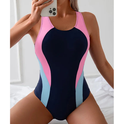 One-Piece Swimsuits Closed Women's Swimwear Sports For Swimming Wear Body Bathing Suits Beachwear Pool Bather