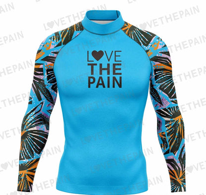 Men's Rash Guards Surfing Diving Suit Swimwear Long Sleeve T-shirt UV Protection Swimsuit Swimming Surf Tight Shirts Gym Clothes
