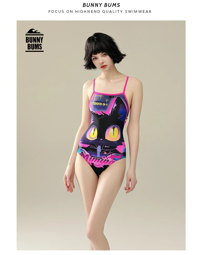 One-piece Racing Swimsuit Women Triangle Professional Training Swimming Pool Advanced Feeling Spa Swimwear