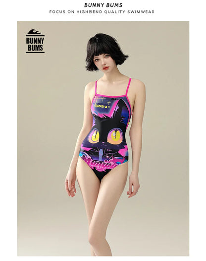 One-piece Racing Swimsuit Women Triangle Professional Training Swimming Pool Advanced Feeling Spa Swimwear