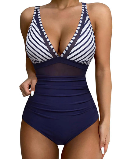 Swimwear Women One Piece Plus Size Swimsuits Closed Push Up Female Beach Swim Wear Body Bathing Suits