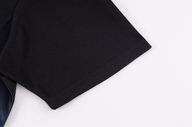 Men's Gradient T-shirt Plus Size 7XL 110-175KG Loose Short Sleeve Tees Men Fashion Round Collar Leisure Oversized Tops