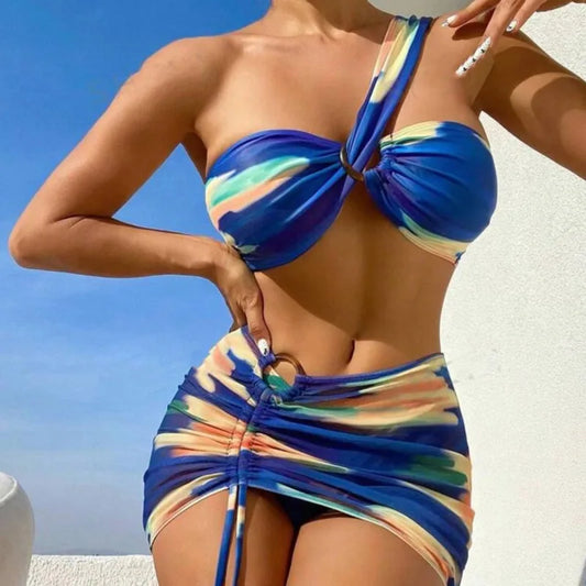 Bikinis Female Swimsuits Women's Three-Piece Swimwear Beach Swim Wear Bathing Suits Brazilian Bikini Set Pool Bather