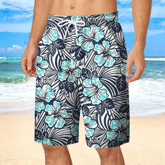 Mens Hawaii Beach Shorts Surf Board Sportwear Vacation Pants Boy Short Summer Cool Ventilate Clothing