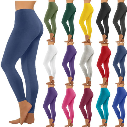 Women Elastic Waist Casual Leggings Large Shinny Legging High Stretch Leggings Gym Pants Workout Workout Leggings Yoga Pants