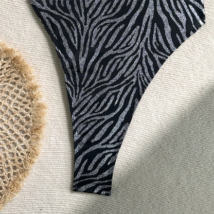 Cross Back High Leg Cut Women Swimwear One Piece Swimsuit Female Extreme String Mini Micro Thong Bather Bathing Suit Swim