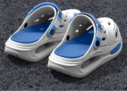 Men's and Women's Cave Shoes Fashion Breathable Sandals with Removable Insoles Non-slip Cushioned Thickened Soft Slippers