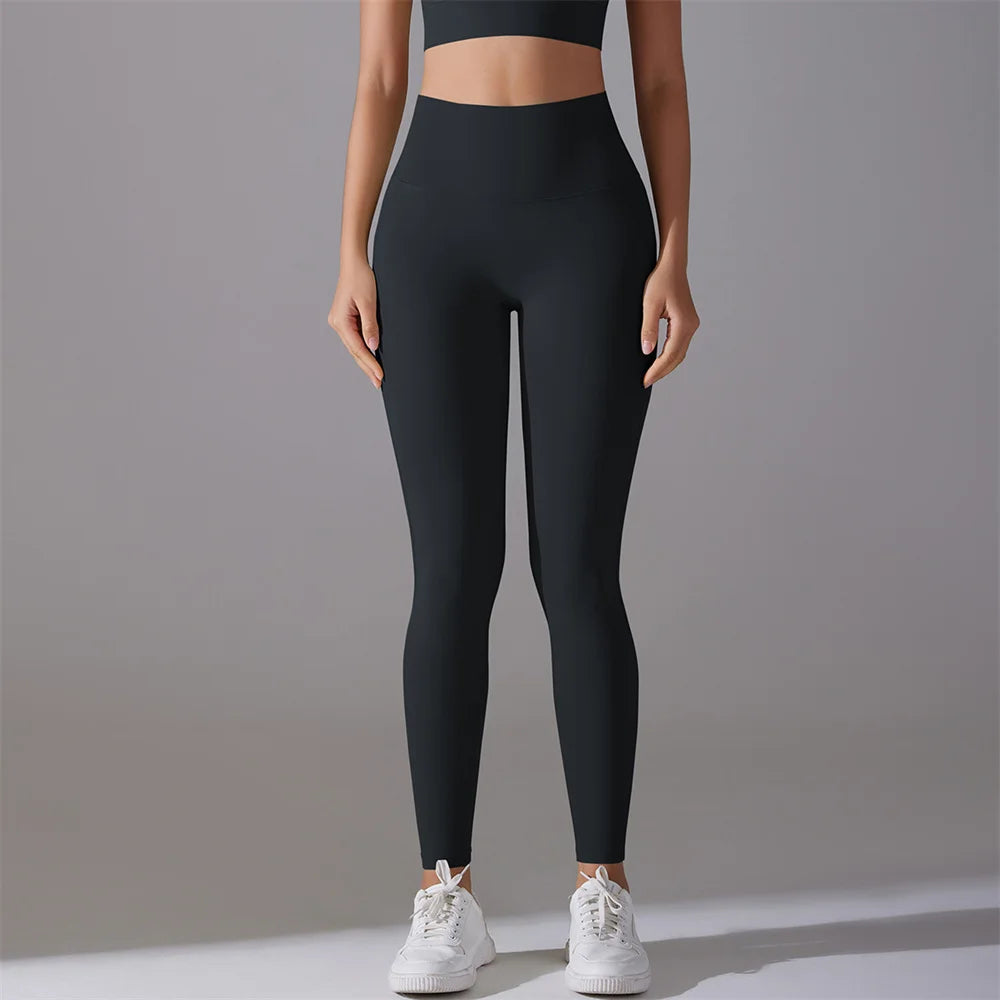 Yoga Leggings Women High Waist Women Fitness Leggings Breathable Sports Tights Leggings Gym Elastic Running Cycling Pant