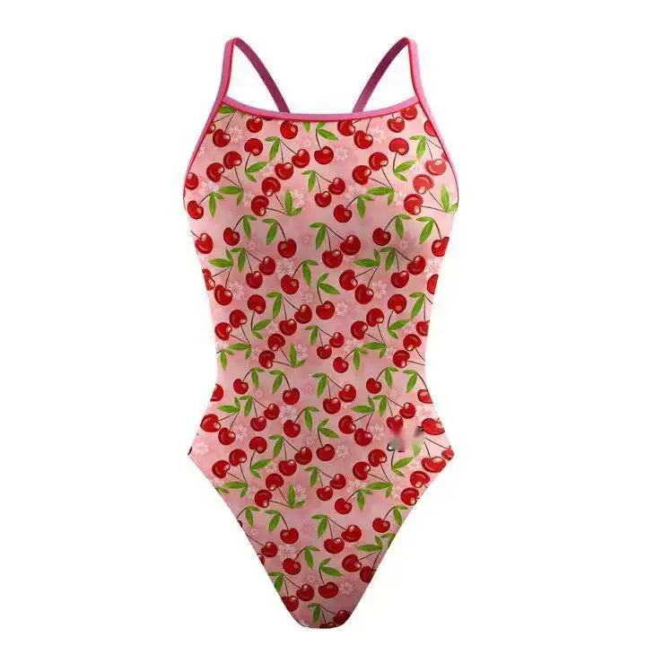 Women's One-Piece Swimsuit Backless Waist-Cinching Speed Swimming Suit Professional Training Competition Swimsuit