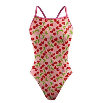Women's One-Piece Swimsuit Backless Waist-Cinching Speed Swimming Suit Professional Training Competition Swimsuit