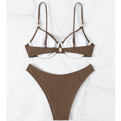 Summer Bikinis Female Swimsuits Women Swimwear Push Up Swim Wear Bathing Suits Girls Brazilian Bikini Set Beach Pool Bather