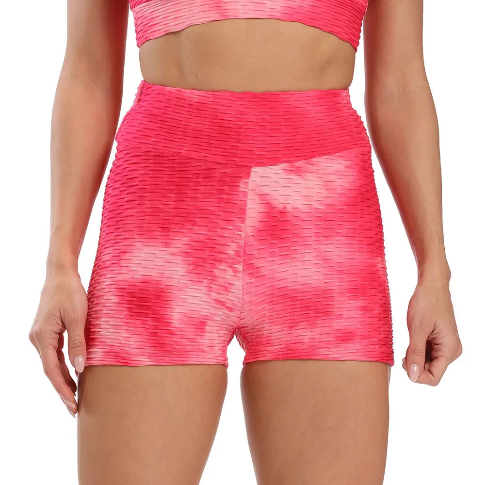 Gym Shorts Tie Dye Women Fitness Clothing Sporty Shorts Woman Leggings Workout Clothes Female Yoga Sports Shorts Sportswear