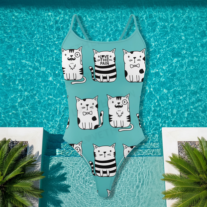 Female Swimsuit Bikini Sexy One-piece Comfortable Set Swimwear Functional Training Thin Swimsuit Swimming Beach Clothing 2026
