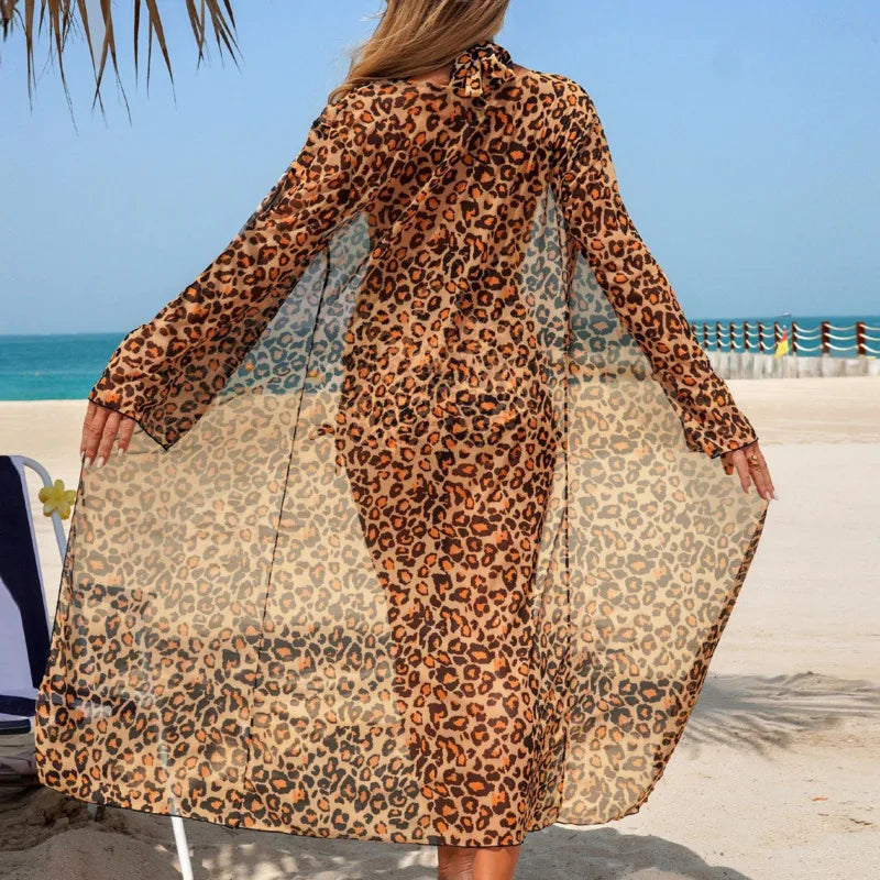 Leopard Bikinis Female Swimsuits Women Three-Piece Swimwear Beach Swim Wear Bathing Suits Brazilian Bikini Set Pool Bather