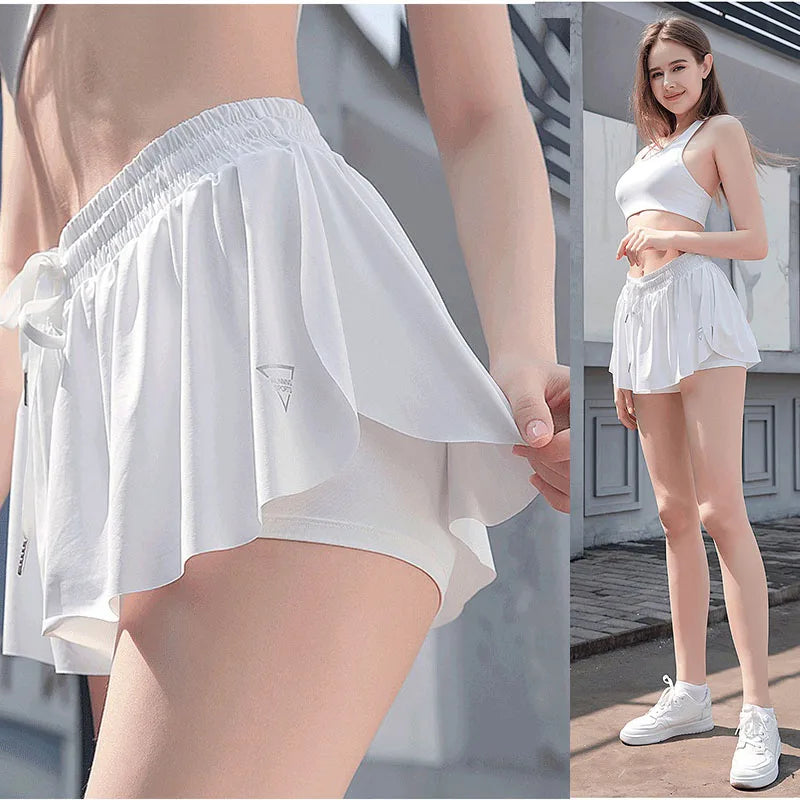 Flowy Athletic Shorts for Women Gym Yoga Workout Running Short Pants Tennis Skort Skirt Cute Clothes Casual Summer