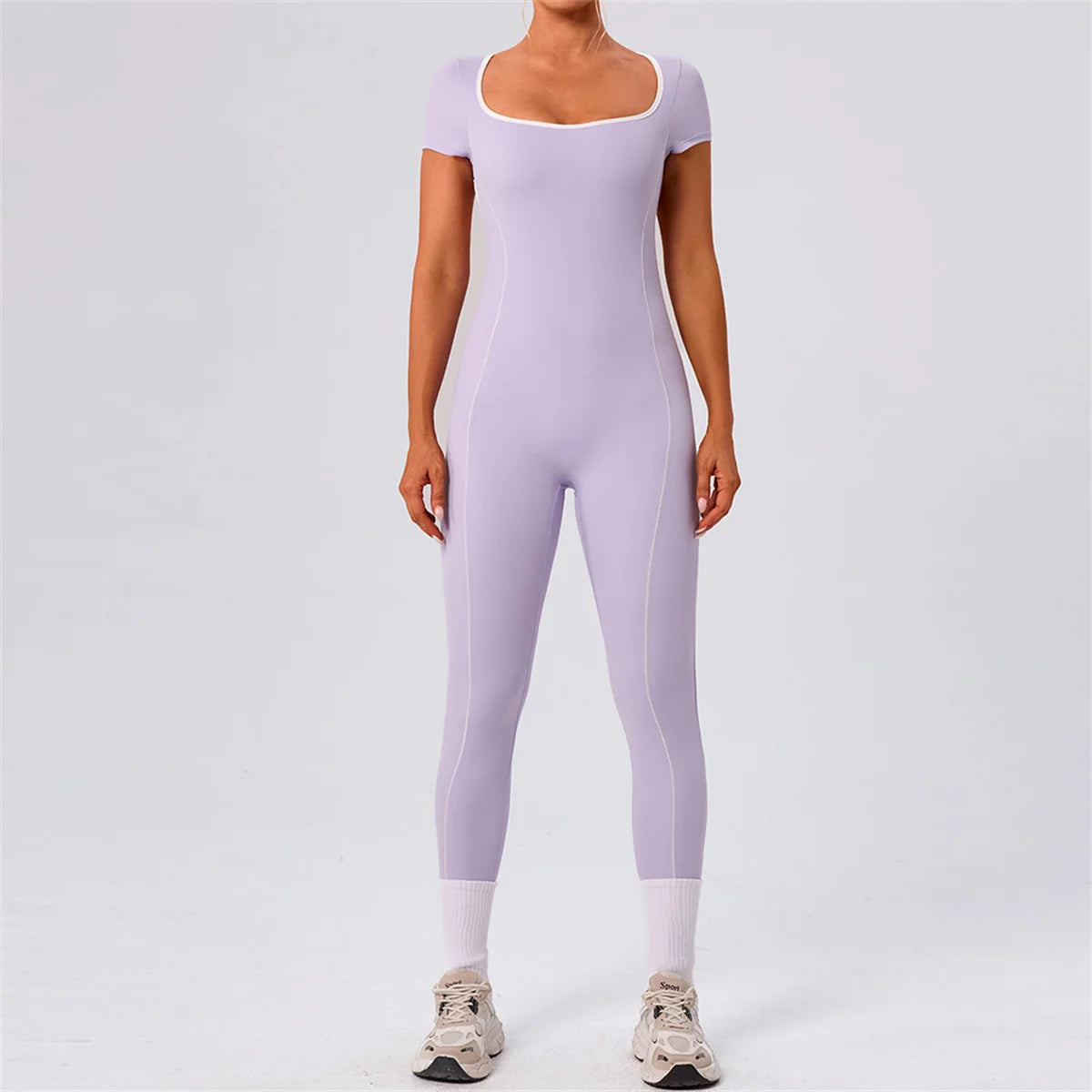 Pad One Piece Jumpsuit Yoga Set Fitness Sportswear Workout Legging Sports Bodysuit Gym Women Active Wear Clothes