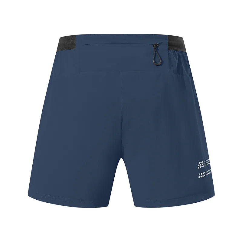 Double Layer Sport Fitness Shorts Men Quick Dry Breathable Exercise Training Running Basketall 2 In 1 Anti-Chafing Shorts