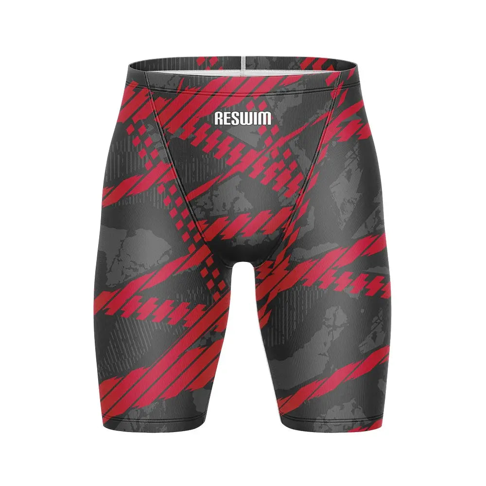 Swimming Trunks Beach Tights Shorts Men's Swim Jammer Shorts Athletic Training Swimsuit Short Quick Dry Lycra Surfing Pants