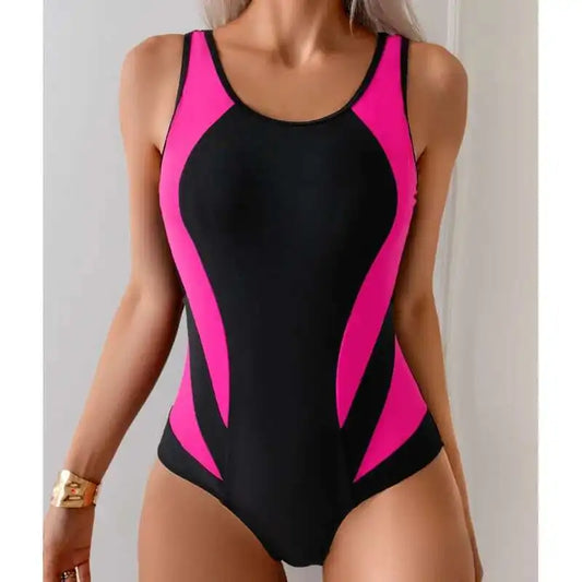 Women's Swimsuits Closed One-Piece Swimwear Push Up Swimming Wear Bodysuit Bathing Suits Beachwear Pool Bather