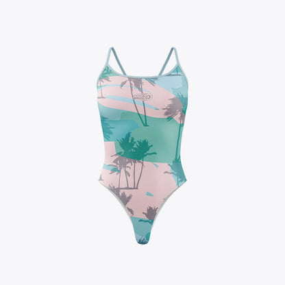Women Swimsuit Bikini Sexy One-piece Comfortable Suit Swimwear Functional Training Triathlon V-shoulder Tight Swimming Clothing
