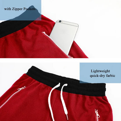 Gym Shorts Men Mesh Running Shorts Men Quick Dry Loose Sport Basketball Training Shorts Male Sportswear Summer Men Shorts