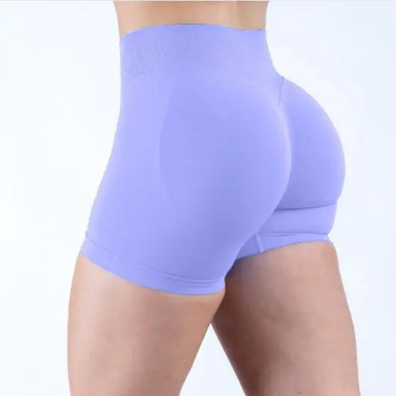D-impact Gym Woman High Support Fitness Sports Biker Shorts Workout Scrunch Butt Yoga Seamless Leggings Running Shorts XP389