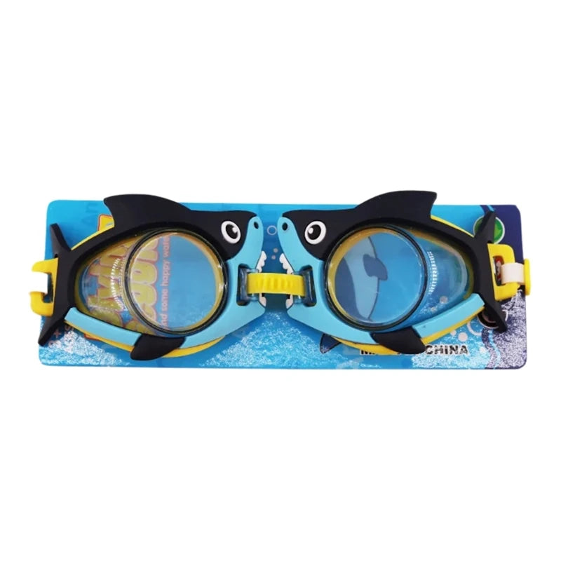 Anti Fogs Anti UV Kids Swim Goggles Cartoon Clear Views Swim Glasses Waterproofs Water Pool Goggles Not Leaking