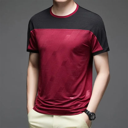 Undershirt Men's Running Short Sleeves T-shirts Yoga Tops Lycra Things for Gym Clothes Man Sweatshirt Wicking Breathable Dry Fit