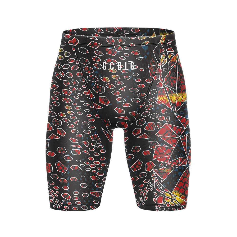 Swim Boxers Men's Jammers Sports Surf Shorts Men's Summer Trunks Swimwear Training Swim Shorts Trunks Swimsuits Beach Swimming Pants