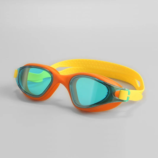 JSJM Swimming Goggles HD Anti-Fog Professional Swimming Glasses Silicone Anti-UV Adjustable Swimming Goggles Adults Unisex
