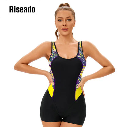 Women's One Piece Slimming Swimwear Beach Bathing Suit Indoor Pool Korea Swimsuit