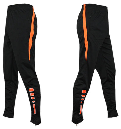 Men Running Sport Pants With Zipper Pockets Football Joggings Training Sweatpants Basketball Soccer Trousers workout pant Male