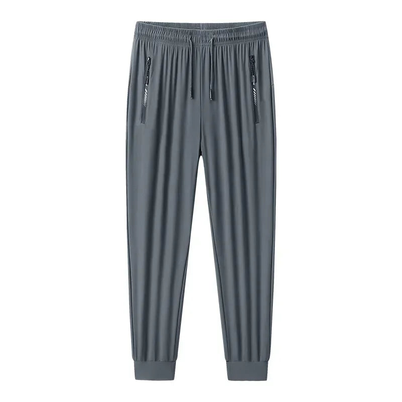 7xl 8xl 9xl Men's Jogging Pants Plus Size Summer Sports Pants High Elasticity Quick-drying Gym Running Sports Pants