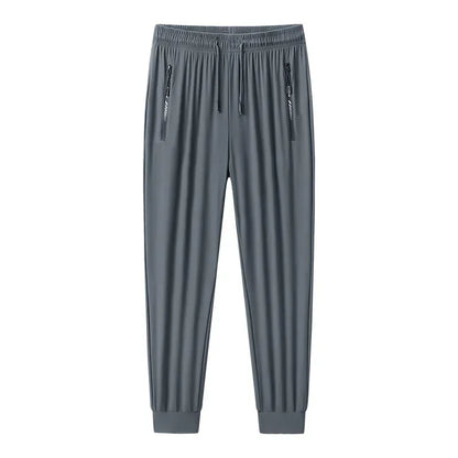 7xl 8xl 9xl Men's Jogging Pants Plus Size Summer Sports Pants High Elasticity Quick-drying Gym Running Sports Pants