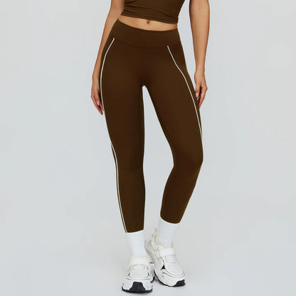 Women Yoga Leggings Gym Workout Trousers Running Sports Pants Female High Waist Push Up Training Pant Slim Fitness Yoga Leggings